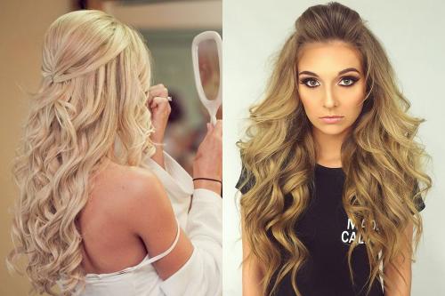 Вечерняя прическа на средние волосы. Вариации волнистых причесок с элегантной укладкой