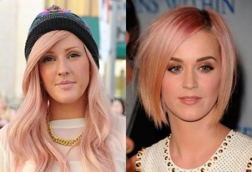 Цвет волос розовое золото кому идет. Цвет волос розовое золото – драгоценный оттенок