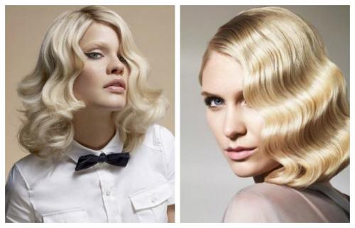 Объемная укладка на средние волосы. Укладка волос на средние волосы утюжком