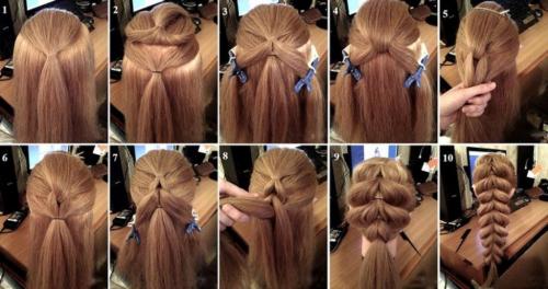 Как заплести красиво маленькую девочку. Косички для девочек пошагово для начинающих 28