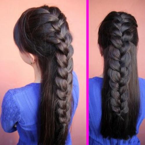 Лёгкие причёски на средние волосы для подростков. Легкие прически в садик или школу