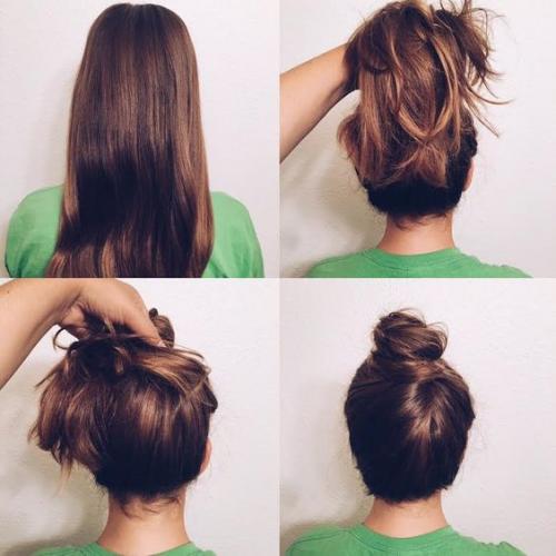 Хвостики прически на короткие. Идеи причесок на короткие волосы