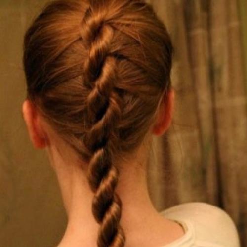 Прически для девочек с жидкими волосами. Жгуты 07