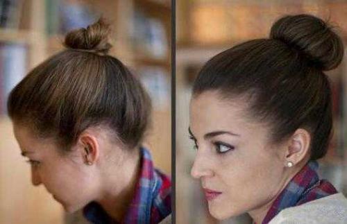 Низкая прическа на средние волосы. Свадебные прически на средние волосы 13