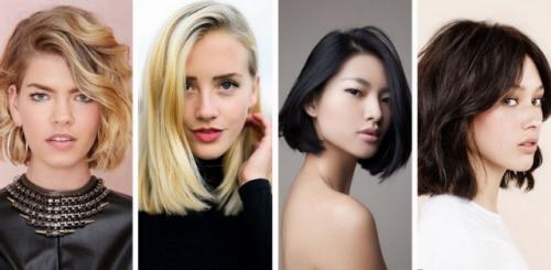 Каре на средние волосы укладка. Пробор