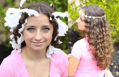 Детские прически на выпускной. Локоны