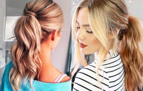 Как сделать растрепанный хвост. Хвост «Узел» 01 Как сделать растрепанный хвост. Хвост «Узел» 01