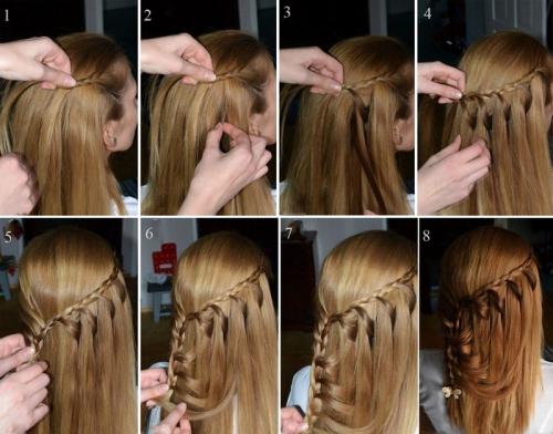 Прическа самая легкая красивая. Легкие прически на каждый день с бантом 04