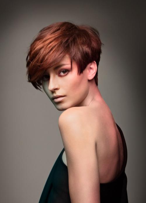 Сочетание цветов на волосах. Двухцветное окрашивание для коротких волос