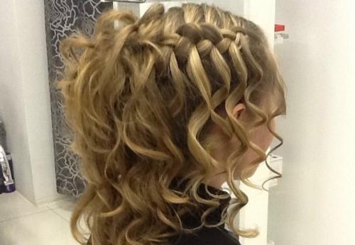 Укладка на средние волосы локоны. Прически на каждый день