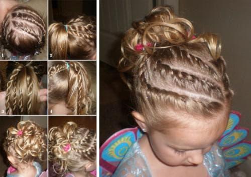 Прически девочке 3 года короткие волосы. Для 4-7 лет