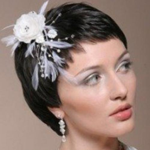 Прически на короткие волосы на свадьбу. Укладка на короткие волосы без фаты