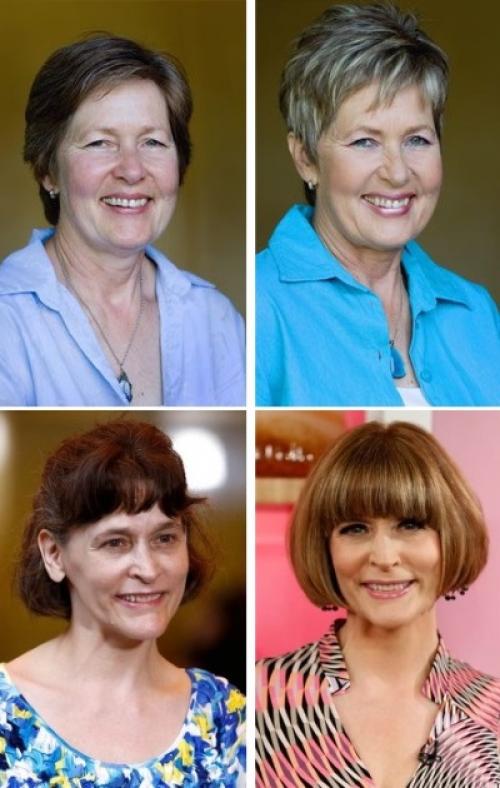 Окрашивание для седых волос-2019. Модное окрашивание для седых волос-2019 14