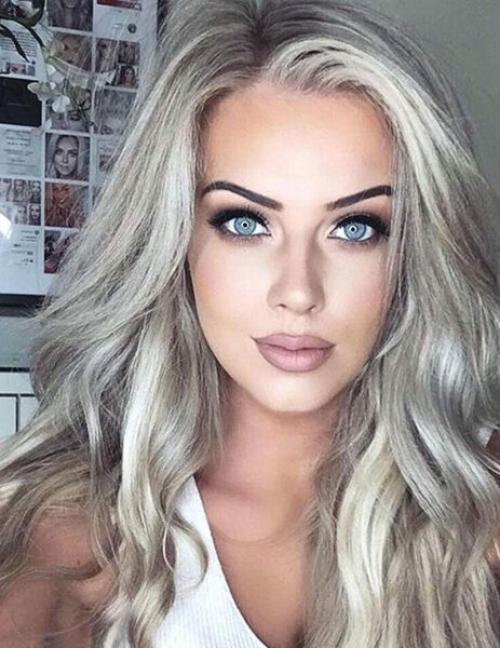 Окрашивание для седых волос-2019. Модное окрашивание для седых волос-2019