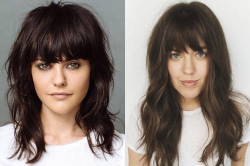 Стрижки на длинные волосы с челкой. Способ подбора челки к стрижке на длинные волосы