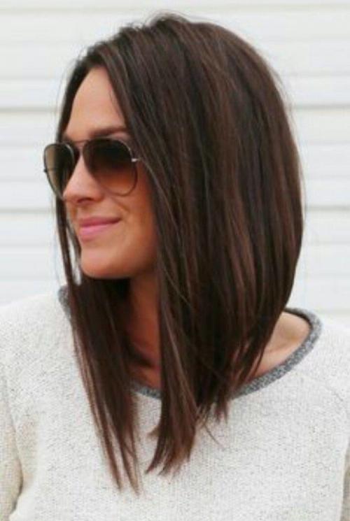 Каре на ножке стрижка женская без челки – фото