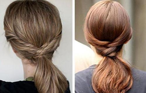 Хвост с выпущенными прядями, как сделать. Элегантный конский хвост 12 Хвост с выпущенными прядями, как сделать. Элегантный конский хвост 12
