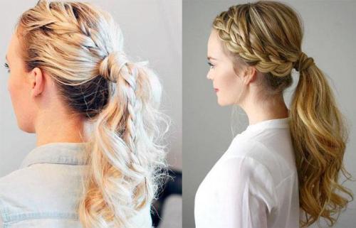 Хвост с выпущенными прядями, как сделать. Элегантный конский хвост 17 Хвост с выпущенными прядями, как сделать. Элегантный конский хвост 17