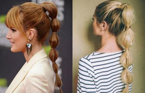 Хвост с выпущенными прядями, как сделать. Элегантный конский хвост 14 Хвост с выпущенными прядями, как сделать. Элегантный конский хвост 14