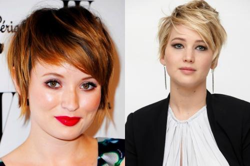 Прически на короткие волосы и волосы средней длины. Особенности внешности и выбор короткой стрижки