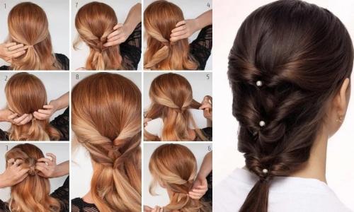 Прическа на длинные волосы для подростков. Прически в школу на каждый день для длинных волос