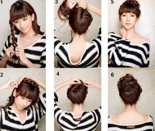 Прически высокие для волос средней длины. Как сделать такую прическу своими руками – пошаговое руководство с фото