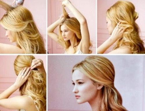 Простые высокие прически на средние волосы. Как сделать высокую прическу на средние волосы?