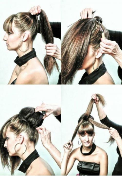 Прически высокие на длинные волосы. Свадебные прически