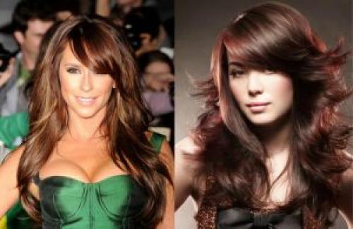 Прически на длинные волосы с челкой. Выбор прически по типу лица