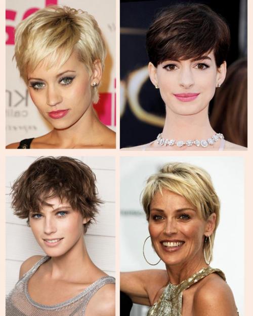 Короткие стрижки по типу лица женские. Овальное лицо
