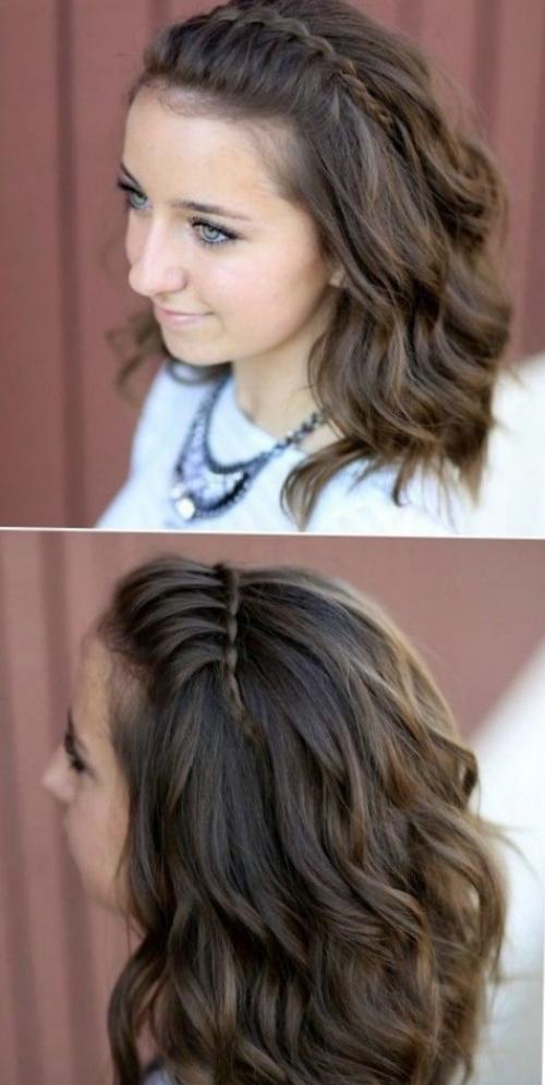 Модные стрижки девочкам подросткам. Современные косы