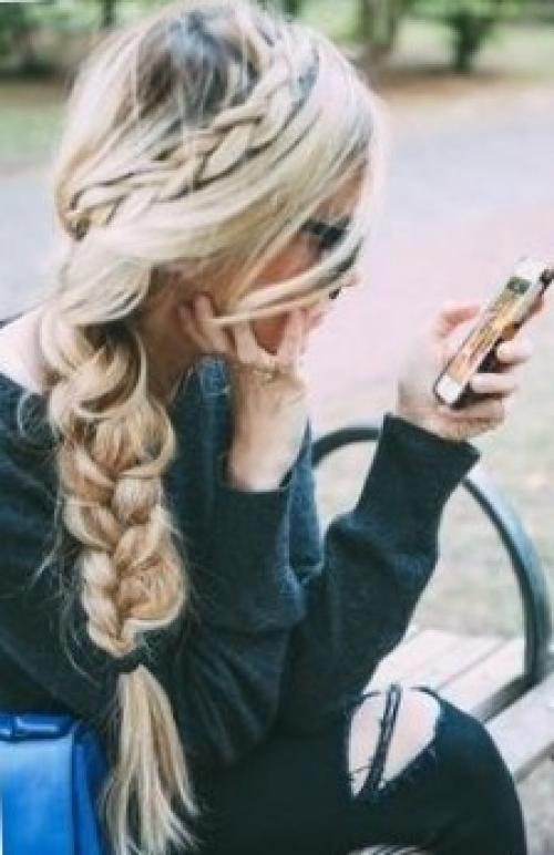 Модные стрижки девочкам подросткам. Современные косы