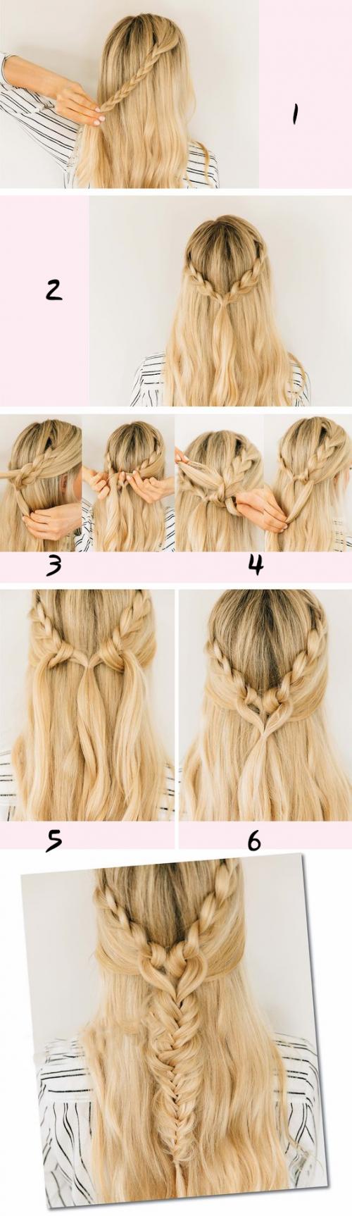 Как самой сделать укладку на средние волосы. Как уложить волосы феном 19