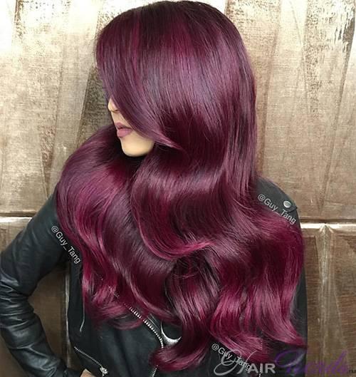 Фиолетовый цвет волос. Выбираем лучший фиолетовый оттенок для ваших волос