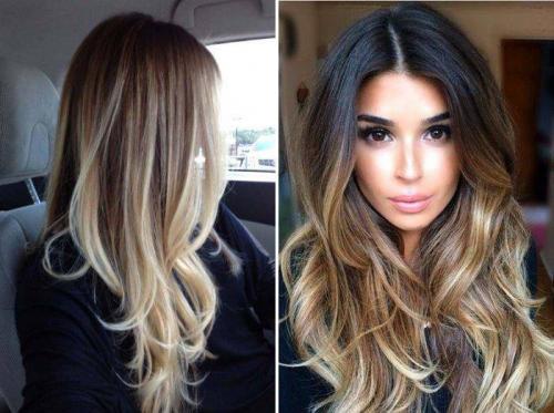 Как покрасить корни темным тоником, а концы оставить светлыми. Варианты покраски 08