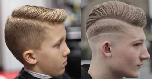 Стрижка мальчика с челкой. Прически для мальчиков с челкой набок