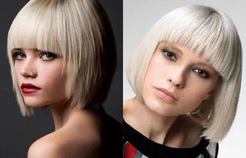 Короткое каре на светлые волосы. Кому подойдет 01