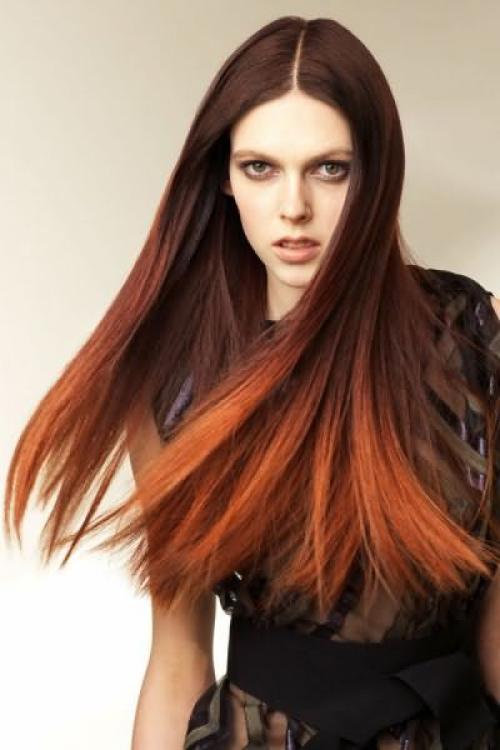 Как покрасить волосы в два цвета омбре. Виды омбре 24