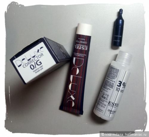 Краска Эстель делюкс, как смешивать. Красивый Пепельный цвет волос с помощью корректора Estel 0/G Графит