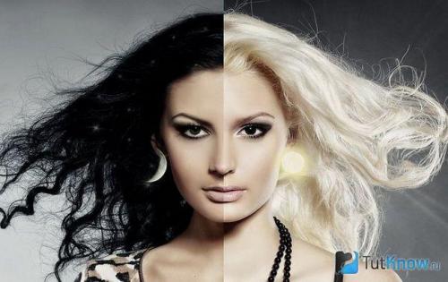 Как из черного цвета волос сделать коричневый. Окрашивание