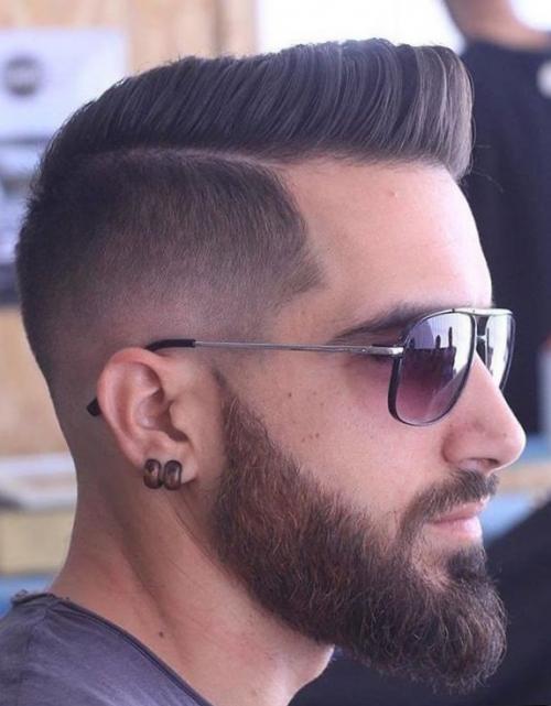 Короткие мужские стрижки с выбритыми боками. Кому подходят выбритые виски, а кому нет