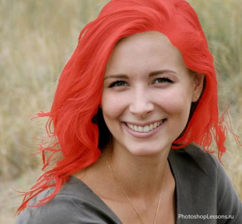 Как поменять цвет волос. Как изменить цвет волос в Adobe Photoshop 02 Как поменять цвет волос. Как изменить цвет волос в Adobe Photoshop 02