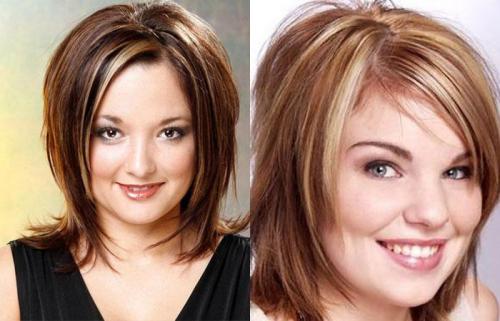 Каскад для полного лица. Обзор стрижек 04 Каскад для полного лица. Обзор стрижек 04