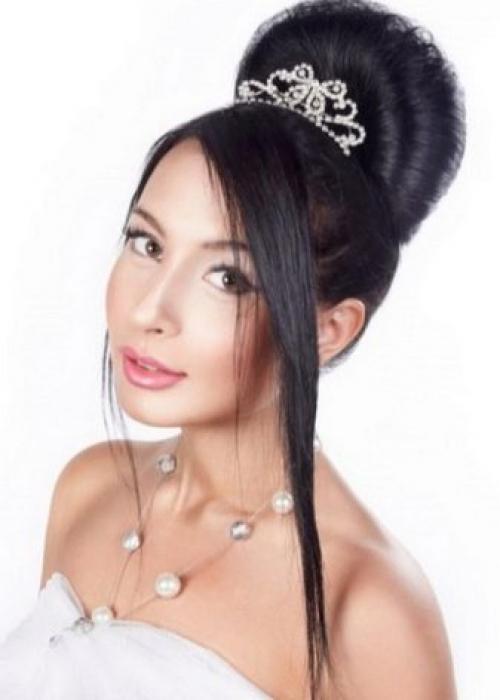 Свадебная укладка с челкой на средние волосы. Свадебные прически с челкой и без челки 07 Свадебная укладка с челкой на средние волосы. Свадебные прически с челкой и без челки 07