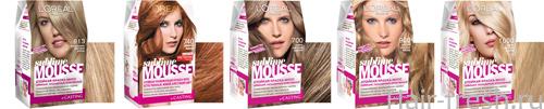 Laposoreal paris Sublime Mousse. Лореаль Сублим Мусс: палитра краски