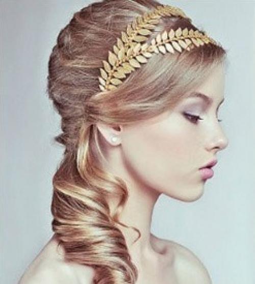 Греческая прическа с повязкой. Как сделать греческую прическу