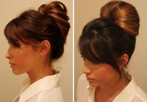 Прическа пучок для девочки. Прически для девочек своими руками 25 Прическа пучок для девочки. Прически для девочек своими руками 25