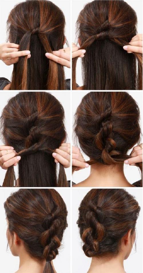 Длины волос схема. Так ловко прически я еще не делала! Эти 10 идей смогут воплотить в жизнь даже новички.