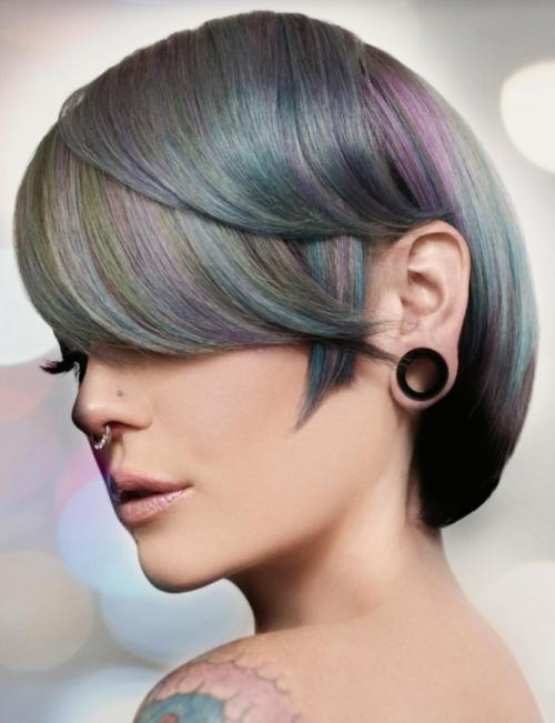 Экстремальные стрижки на длинные волосы. Кому подходят экстремальные причёски 09