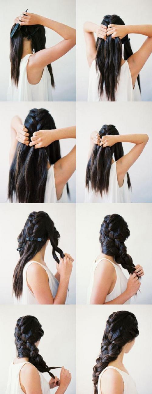 Длины волос схема. Так ловко прически я еще не делала! Эти 10 идей смогут воплотить в жизнь даже новички.